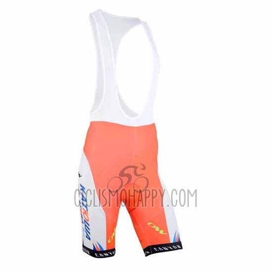 Katusha Cycling Jersey Bib Short 2015 Short Sleeve White